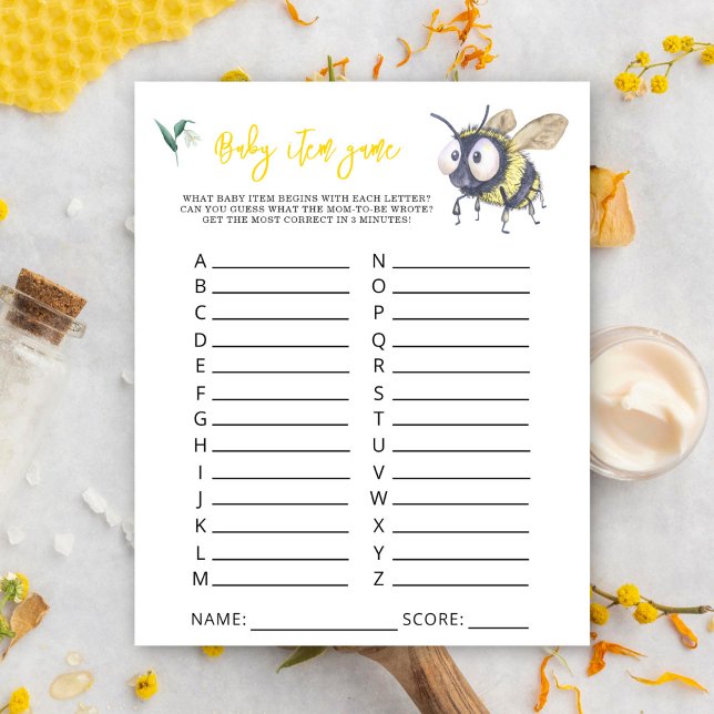 Hummel - Baby Item Game. Baby Shower Game (Von Creator hochgeladen)