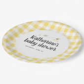 Hummel-Baby-Party-Papierteller Pappteller (Schrägansicht)
