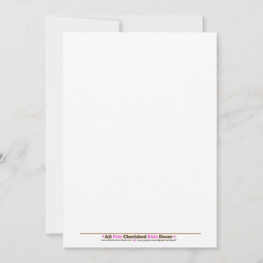 Hummel Bee Birthday Foto Einladung (Rückseite)