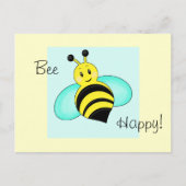 Hummel "Bee Happy" Postkarte (Vorderseite)