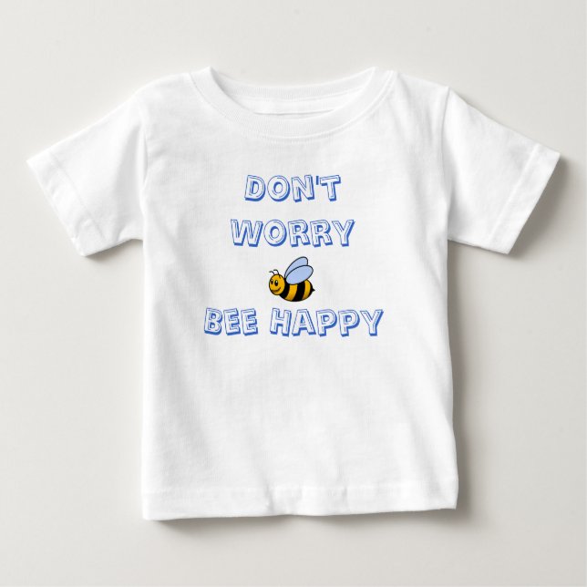 Hummel_bee, Keine SorgeBee glücklich Baby T-shirt (Vorderseite)