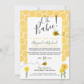 Hummel Bee Long-Distance Virtual Baby Dusche Einladung (Vorderseite)