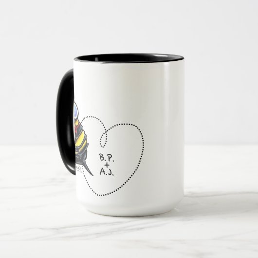 Hummel Bee Mine Personalisiert Tasse (Vorderseite Links)