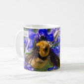 Hummel Bee Psalm 97:11 KJV Kaffeetasse (Vorderseite Links)