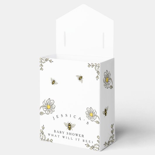 Hummel Bee Theme Baby Dusche Geschenkschachtel (Geöffnet)