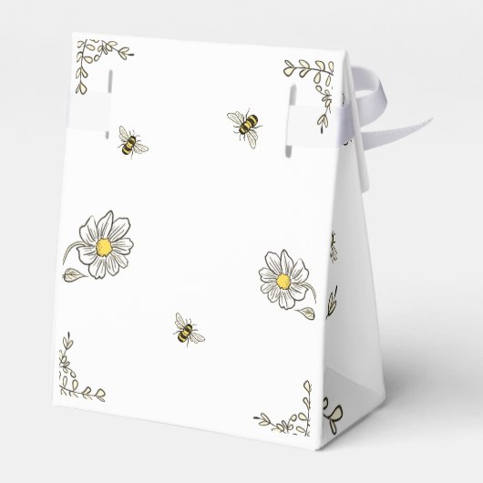 Hummel Bee Theme Baby Dusche Geschenkschachtel (Rückseite)