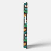 Hummel Bee & Tulips Rosa & Schwarz Monogramm erste Case-Mate iPhone Hülle (Rückseite / Rechts)