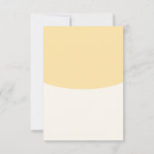 Hummel Biene Modernes Foto Geburtstag Einladung (Rückseite)