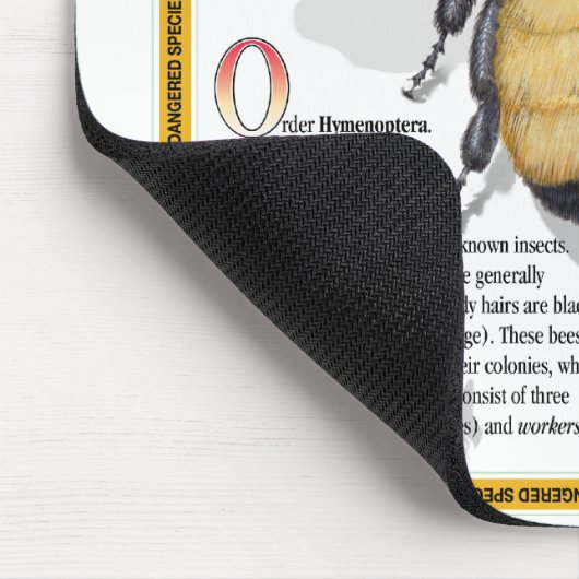 Hummel-Biene Mousepad (Ecke)