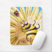 HUMMEL-BIENE, WELCHE DIE DAME BIRD LIEBT MOUSEPAD (Mit Mouse)