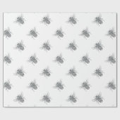 Hummel-Bienemandala-Tätowierung Geschenkpapier (Flach)