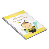 Hummel-Bienen-Baby, damit die Mama ist Notizblock (Rechte Seite)