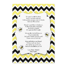 Hummel-Bienen-Baby-Dusche danken Ihnen, mit