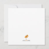 Hummel-Bienen-Baby-Duschen-Einladung Einladung (Rückseite)