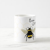 Hummel-Bienen-Bienenwaben-Wortspiel-Tasse Kaffeetasse (Mittel)