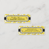 Hummel-Bienen-dünne Geschäfts-Karte Mini Visitenkarte (Vorne/Hinten)