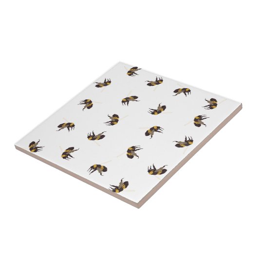 Hummel-Bienen Fliese (Seite)