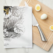 Hummel-Bienen Geschirrtuch (Viertel Falte)