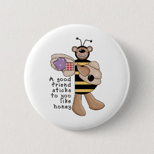 Hummel-Bienen-guter Freund Button