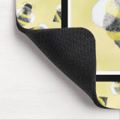 Hummel-Bienen-Illustration Mousepad (Ecke)