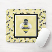 Hummel-Bienen-Illustration Mousepad (Mit Mouse)
