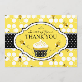 Hummel-Bienen-kleiner Kuchen danken Ihnen Dankeskarte