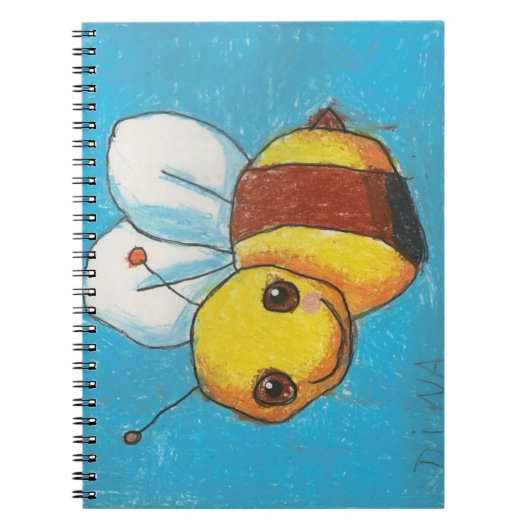 Hummel-Bienen-Notizbuch Notizblock (Vorderseite)