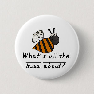 Hummel-Bienen-Summen-T-Shirts und Geschenke Button
