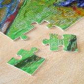 Hummel-Bienen-u. blaue Aster-Puzzle Puzzle (Seite)