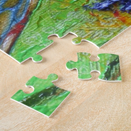 Hummel-Bienen-u. blaue Aster-Puzzle Puzzle (Seite)