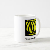Hummel-Bienen-unbegrenzte Tasse (VorderseiteRechts)