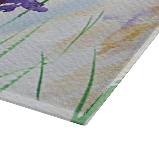 Hummel-Bienen und Lavendel Schneidebrett (Ecke)