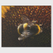 Hummel-Bienen-Verpackungs-Papier Geschenkpapier (Flach)