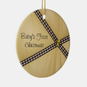 Hummel-Bienen-Verzierung des Babys erste Keramikornament (Rechts)