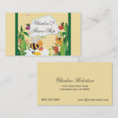 Hummel-Blumen-Gärten Visitenkarte (Vorne/Hinten)