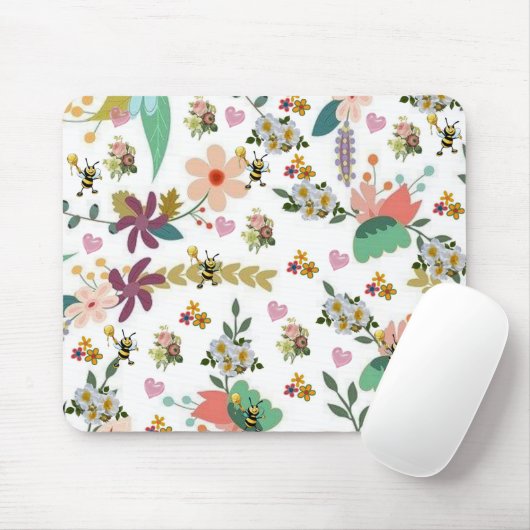 Hummel Blumenmousepad! Mousepad (Mit Mouse)