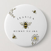 Hummel Buzzy Bee Mommy to Bee Button (Vorderseite)