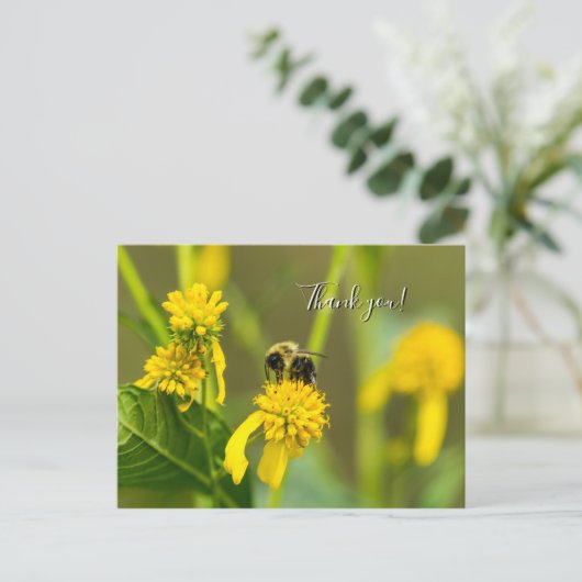 Hummel Danke, Postcard Postkarte (Stehend Vorderseite)