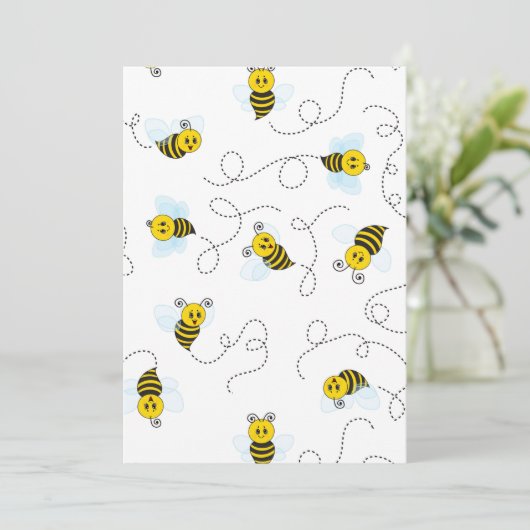 Hummel Dankeskarte (Stehend Vorderseite)