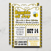 Hummel der Freude-Baby-Duschen-Einladung Einladung (Vorne/Hinten)