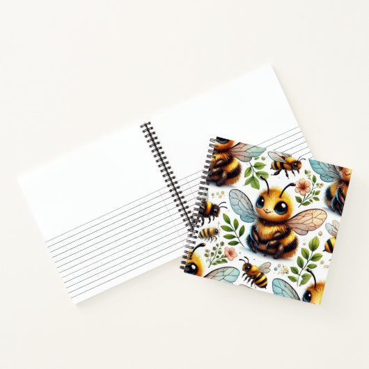 Hummel der Freude Notizblock (Innenseite)