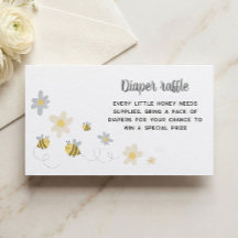 Hummel-Diaper-Raffle-Karten – Bee Baby Shower