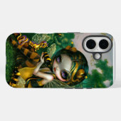 Hummel-Drachenkind iPhone 16 Hülle (Rückseite (Horizontal))