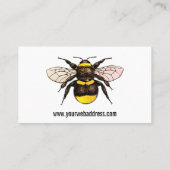 Hummel-eleganter Natur-Liebhaber umweltsmäßig Visitenkarte (Rückseite)