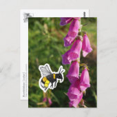 Hummel (Farbe) Postkarte (Vorne/Hinten)