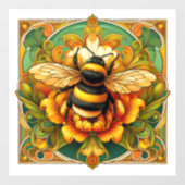 Hummel Fensteraufkleber (Blatt)