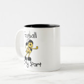 Hummel-Fußball mein Sport Zweifarbige Tasse (Vorderseite Links)