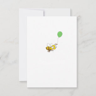 Hummel Geburtstag anpassen Dankeskarte