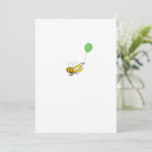 Hummel Geburtstag anpassen Einladung (Stehend Vorderseite)