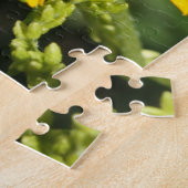 Hummel-Gelbe Blume Fotografie Puzzle (Seite)